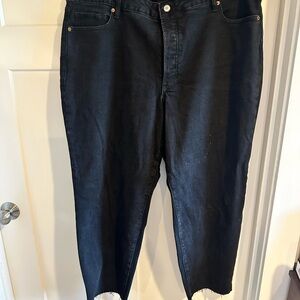 Old Navy Women's Black Straight Leg Jeans